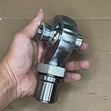 GaiRen 1.25'' Heim Joint Rod End Kit, Right Hand Thread 1 1/4'' Chromoly Joints Heat Treated Chromoly with Round Tube Adapter