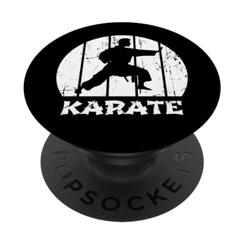 Uniforme da karate vintage per Karateka PopSockets PopGrip Intercambiabile