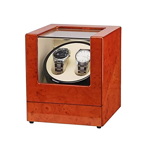 Remontoir montre automatique double en cuir PU, le cadeau idéal pour passionné d'horlogerie