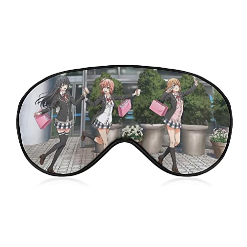 やはり俺の青春ラブコメはまちがっている アイマスク 睡眠用 かわいい 長さが調整できる 付け心地良い 夏用 安眠 遮光 繰り返し使用可能 睡眠グッズ 洗濯可能 軽量 圧迫感なし 昼寝眼精疲労 疲労回復 男女兼用 出張 旅行