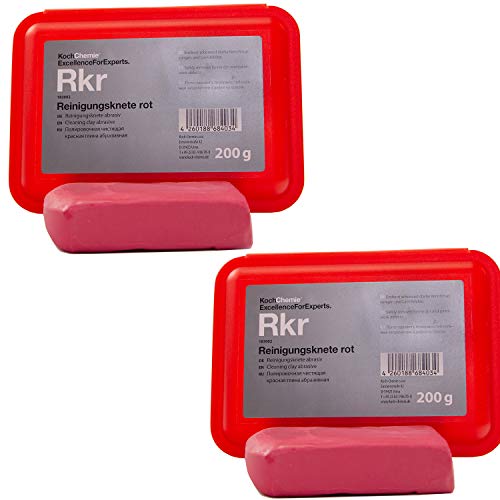 Plastilina detergente rossa abrasiva pulizia plastilina Rkr Koch Chemie 2 pezzi