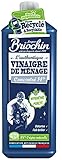 Jacques Briochin Vinagre concentrado para el hogar de 14 ° 1 L – Hogar multisuperficies anticalcáreas, antiolores – blanco hogar 100% origen natural – 14 ° de ácido acético