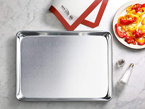 image for New Star Foodservice 36862 Commercial-Grade 18-Gauge Aluminum Sheet Pa