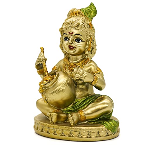 Bild: alikiki Hindu-Gott-Baby-Krishna-Statue ? indische kleine Krishna-Idol-Figur, Heimb�ro, Mandir-Tempel, Pooja-Artikel, Indien, Murti-Buddha, religi�se Geschenke, Lord Krishna Skulptur f�r 17,22 EUR (-8%) statt 16,00 EUR bei amazon.de