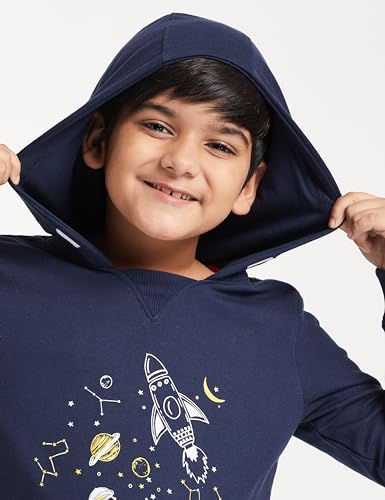 Image of Amazon Brand - Jam & Honey Boys Lightweight Sweatshirt