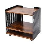 LANNADD – LANNADD Druckertisch 50x39x50cm, Druckertisch-mit-Rollen 3-F