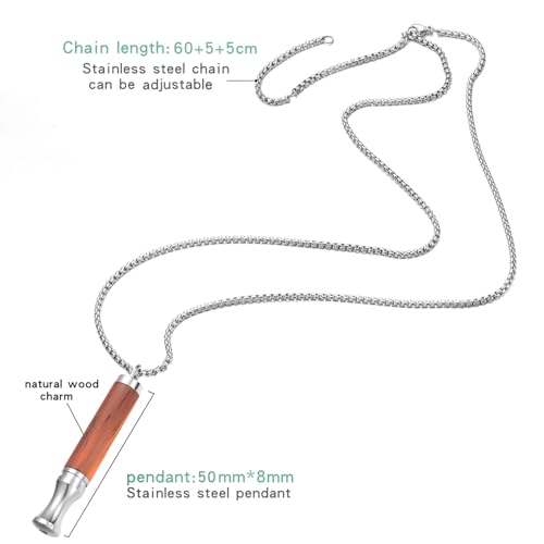 BOLAGTIER Meditation Breathing Necklace Quit Smoking Tools, Steel by BOLAGTIER - Used condition - Image 5