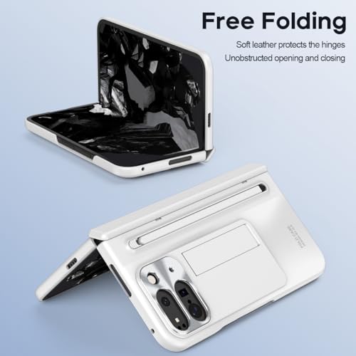 Coque Google Pixel 9 Pro Fold en PC rigide blanc haute résistance - 6