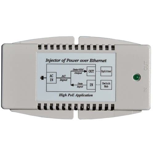 TP-POE-HP-56G-FBN - 56V 4Pair Gigabit Passive Poe Injector, 60W, with US Power Cord