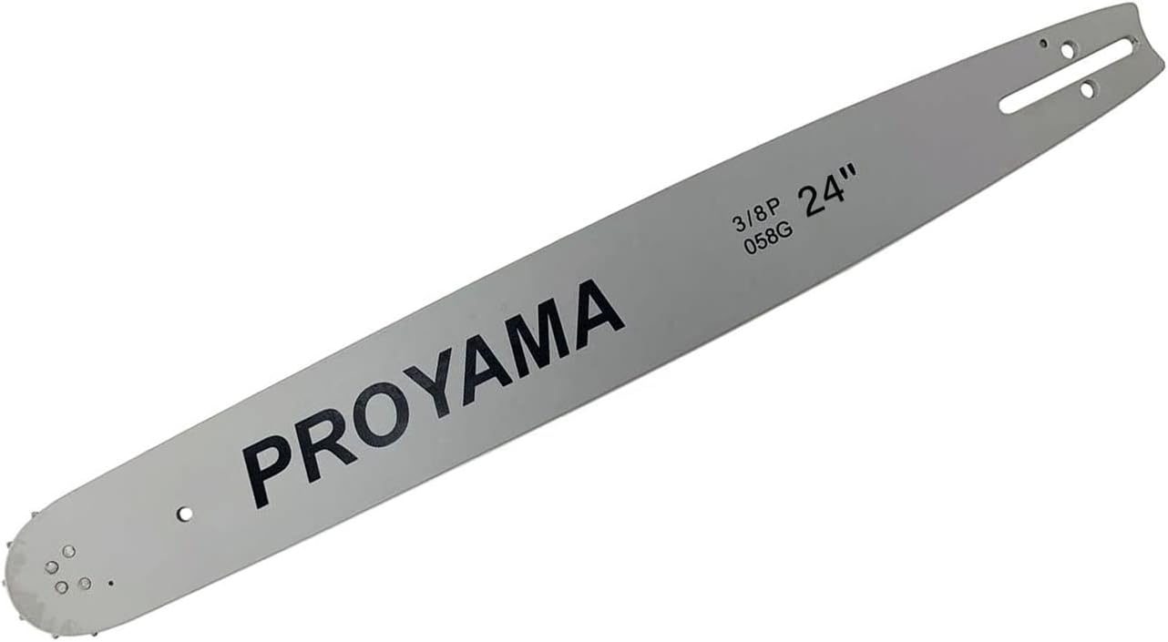 PROYAMA Replacement Chainsaw Guide Bar, 24Inch Bar Length