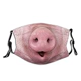 Animal Face Mask,Pig Nose Face Mask Unisex Balaclava Washable Reusable Cloth Fashion Scarf