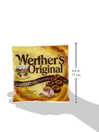Werther's Original Caramel Coffee Hard Candy - Individually Wrapped Hard Candies for Halloween, Parties, or Snacks - 2.65 oz Bags (Pack of 3)