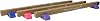 Tumbl Trak Brianna Balance Beam, Suede
