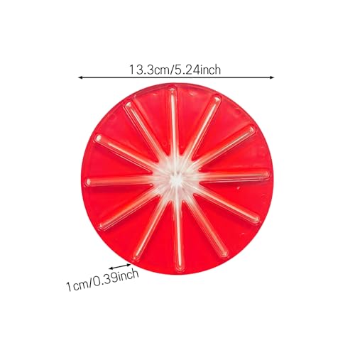 Mixing Head Anti-Splash Baffle for Stand Mixer Accessories, Blender Cream Scraper, Splash Guard for 4.5qt & 5qt Tilt-Head Mixers, Easy Cleaning, ABS+TPR Material (Red)