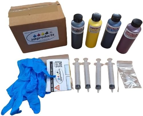 Ink Refill Kit Compatible for HP 952 Cartridges. Compatible with Printers OfficeJet Pro 7720, 7730, 7740, 8210, 8216, 8702, 8710, 8715, 8720, 8725, 8730, 8740 Series.
