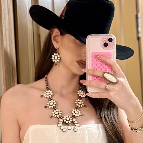 Image of Montana West Rustic Couture's Western Jewelry Set for Women Cowgirl Vintage Western Necklace Earring