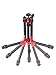 MeFOTO Classic Aluminum Daytrip Travel Tripod Kit - Red (A0320Q00R)