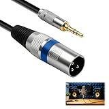 [Connexion Professionnelle] Idéal pour relier vos appareils quotidiens (smartphone, PC, tablette avec port jack 3.5mm) à des équipements pro (table de mixage, carte son, enceinte active) via l'entrée XLR. Solution parfaite pour diffuser de la musique ou des podcasts