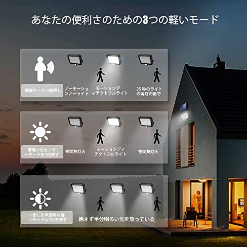 【Amazon限定ブランド】ソーラーライト 屋外 150LED モーシ