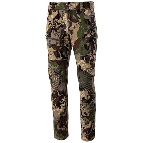 Pnuma Outdoor Pursuit Pant Caza Veil Camo, Heavy Duty Polyester, Nylon Reinforced, 5 Pockets, Articulated Knees (P2002C)