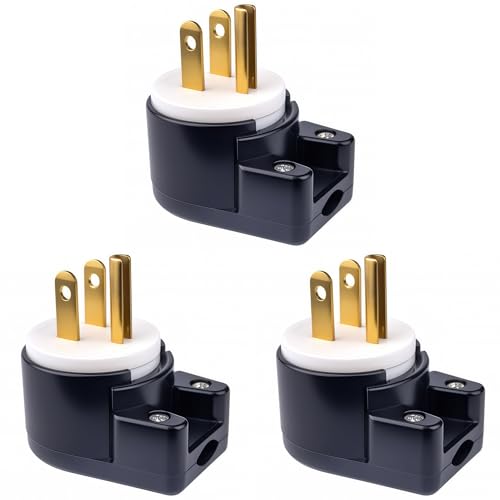 Nema 5-15P 15AMP 125Volt AC Plug,USA Canada Male DIY