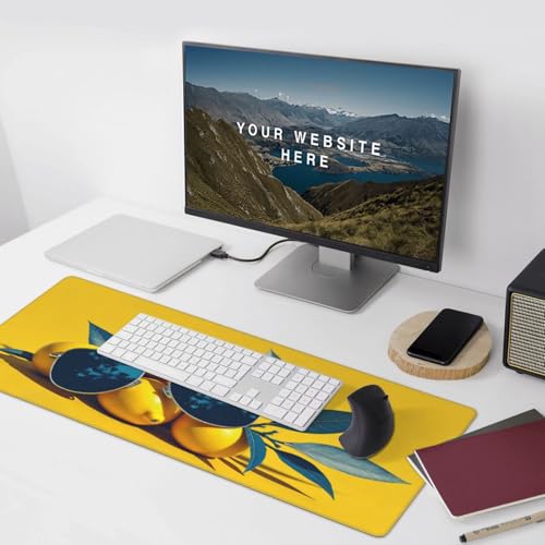 Tapis de souris de jeu grand format protégeant votre bureau