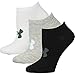 Under Armour Women's Essential No Show Socks, Multipairs, Neutral Assortment (6-Pairs), Medium