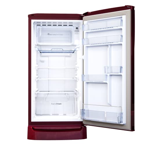 Image of Godrej 180 L 3 Star Direct Cool Turbo Cooling Technology With Upto 24 Days farm Freshness Single Door Refrigerator (RD ERIOPLS 205C THF AZ WN, Azure Wine)