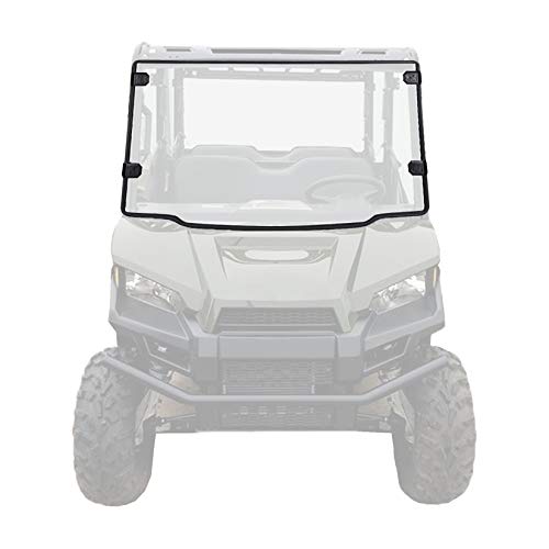 HJSIUTV Front Full Windshield Replacement for 2015-2021 Polaris Ranger Midsize 570 500 Crew EV ETX Scratch Resistant 1/4 Inch Thick PMMA Windscreen by HJSIUTV - Used condition - US$112.14