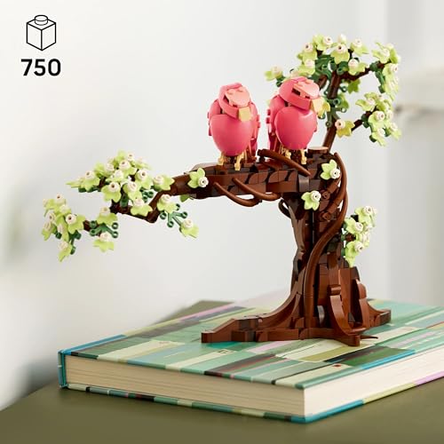 Image of LEGO Ideas Love Birds Building Set - Bird Decor - Valentine's Day Gift - Craft Kit for Adults 21365