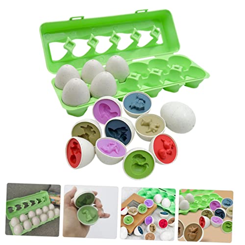 jojofuny Dinossauros Combinando Ovos Brinquedos Para Crianças Meninas 2 Conjuntos De Plástico Infant