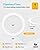 Sunco 12 Pack Goof Rings for Recessed Light Fixture Living Room Can Light Goof Trim Ring, Outer Diameter 8.6-inch, Inner Diameter 6.2-inch, Matte Finish, Flush Mount, 5-6 Inch, White