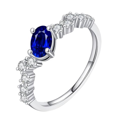 Bague alliance argent sterling 925 scintillante à 4 dents