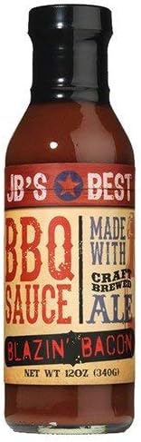 Jbs Best, Barbecue Sauce Blazin Bacon, 12 Ounce