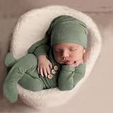 Newborn Photography Boy Outfit Baby Boy Girls Photo Shoot Costume Crochet Clothes Hat Pants Baby...