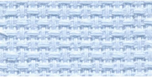 DMC GD1436-4600 Classic Reserve Gold Label Aida Fabric Box, Light Blue, 14 Count