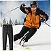 CurcKua Heated Trousers Heated Pants Mens Heated Pants 10 Heating Zones Heated Pants, 3 Heating Levels Winter Trousers, Unisex Fleece Lined Thermal Trousers L