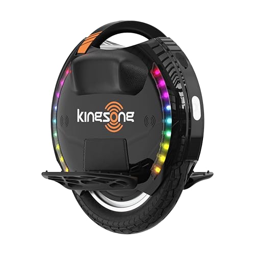 KINGSONG 14M Monociclo eléctrico monociclo scooter autoequilibrado para adultos, brida de 20 km/h de velocidad máxima y 30 ° de subida, rodillo inteligente autoequilibrado