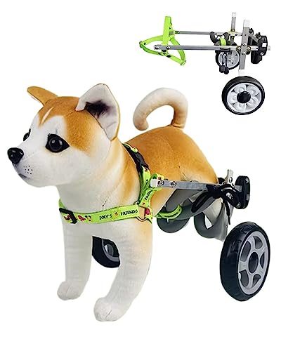 Carritos de ayuda para la movilidad de perros pequeños con soporte trasero