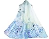 Signare Bird & Blossom Chiffon Scarf (Bird Sky)(Size: One Size) #1