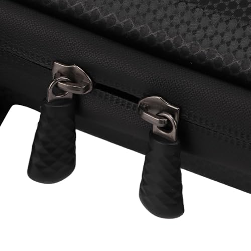 Alforjas triangulares para motocicleta, par universal impermeable con carcasa dura EVA y cierre doble de cremallera, bolsa para herramientas colgante para cuadro y tubo de asiento miniatura 7