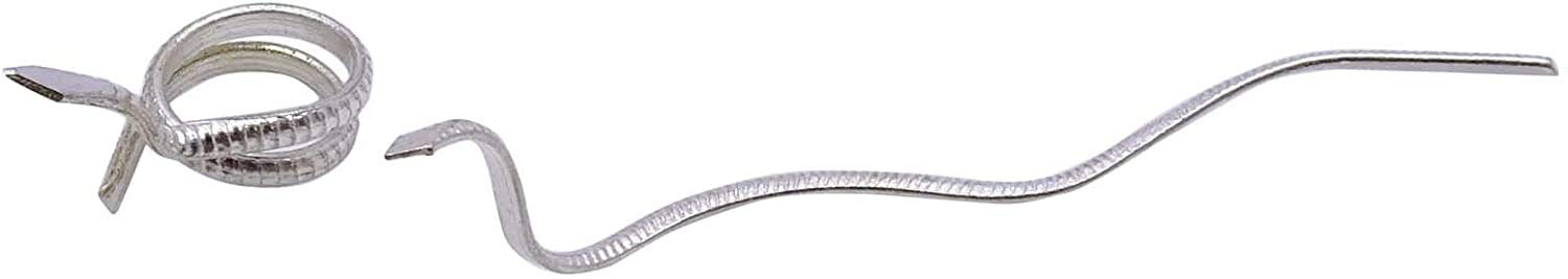 Energized Snake Pair Silver Plated Naag Nagin Joda for Kaal Sarp Dosh Pooja