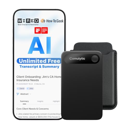Image of Comulytic Note Pro AI Voice Recorder, AI Note Taking Device with AI Summary