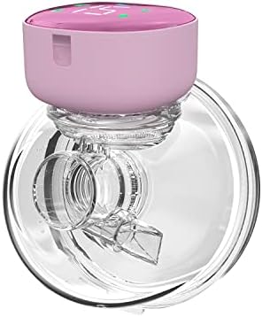 Roabger Breast Pump, Hands Free Breast Pump, Wearable Breast Pump with 4 Modes & 12 Levels, Electric Breast Pumps with Touch Display, Low Noise and Painless, Easy Assemble & Clean, 24mm Flange, 1Pack