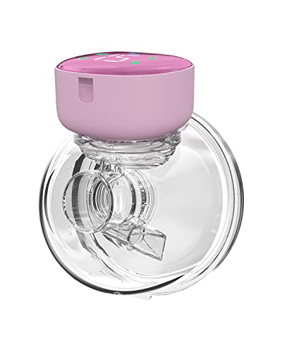 Roabger Breast Pump, Hands Free Breast Pump, Wearable Breast Pump With 4 Modes & 12 Levels, Electric Breast Pumps With Touch Display, Low Noise And Painless, Easy Assemble & Clean, 24Mm Flange, 1Pack #TOP29