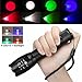 POCKETMAN Zoombar LED Taschenlampe 4 Farben in Einer(Rot,Weiß,Grün,Blau),E... Helle Handlampe Wiederaufladbar,4 Modi,Multifunktionale für Outdoor,Astronomie,Nachtsic... (1)