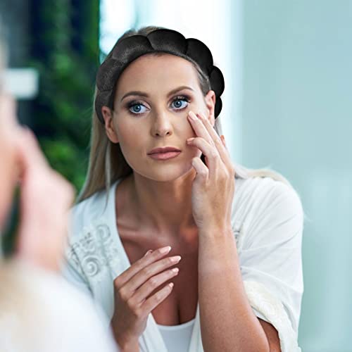 Noxtxes 2 Pcs Spa Headband Women-Pure Handmade Creative Makeup Headband, Thick And Soft Velvet Headband, Easy To Wear Cute Headbands, Suitable For Face Washing, Yoga, Running, Makeup #TOP3