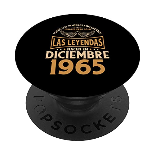 Cumpleaños Hombre Regalos Las Leyendas Diciembre 1965 PopSockets PopGrip Intercambiable