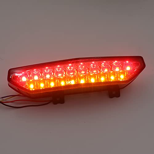 Httmt Mt124-Sk Led Tail Brake Light Turn Signals Compatible With Kawasaki Ninja Zx 6R 2007 2008 Smoke #TOP3