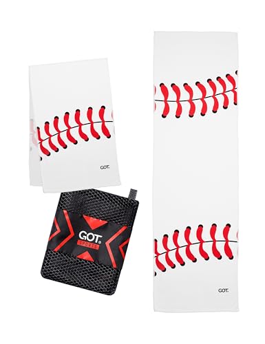 Instant Cooling Towel Neck & Face - Sweat Rag Neck Wraps Gym (Baseball)